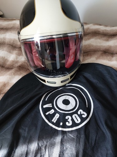 Classic new crash helmet - new,