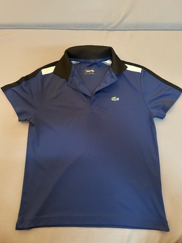 Lacoste boys black polo shirt - black,