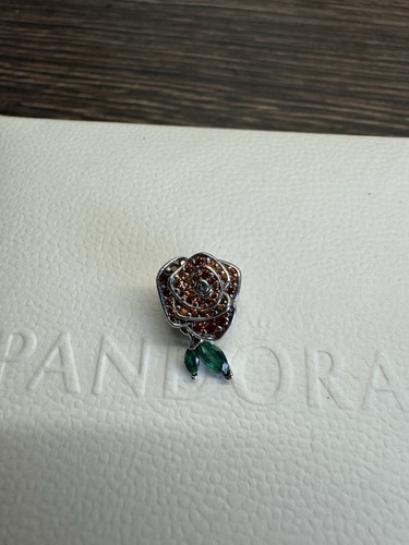 Pandora sparkling red rose - rose, in