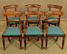 Set of Six Mahogany Dining