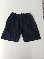 Men's Shorts Tom Hagen Size L Cargo Elastic Waist Blue 030