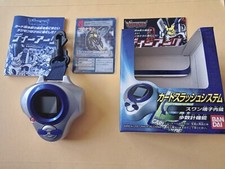 Japanese Digimon D-Arc Digivice Rika Blue 2001 w/ Box, Manual And Sakuyamon Card