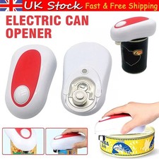 Electric Tin Can Opener Automatic One Touch Battery Operated Cooks for Weak Hand