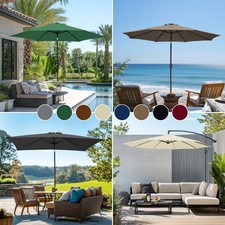 Garden Round Rectangle Parasol