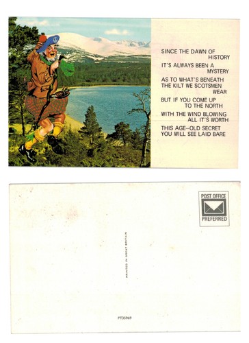 Postcard humorous scottish - postcard,