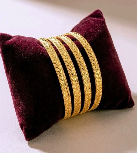 22k gold plated indian bangles - plated,