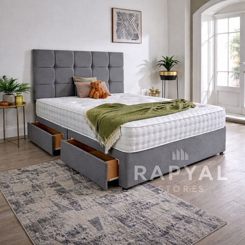 Plush divan bed - plush, set