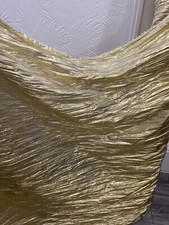 1m Gold Metallic Gold Crinkle