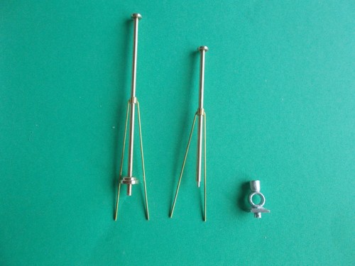 Pair ensign and jackstaffs - pair,