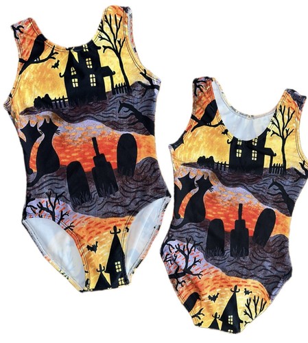 Graveyard halloween girls - graveyard,