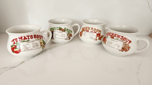 Vintage soup bowls - :, tomato