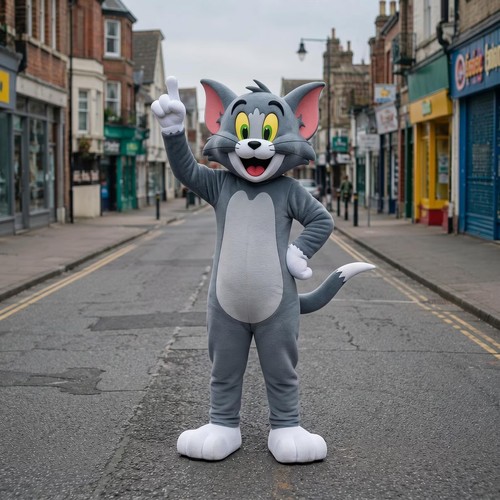 Tom cat mascot costume adult - tom,