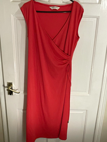 Dorothy perkins red wrap dress - red,