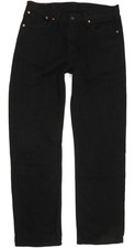 Levi's 751 Men Black Straight Regular Jeans W34 L32 (91166)