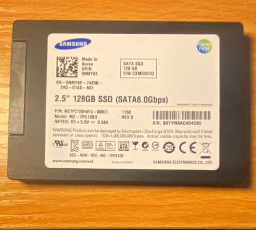 Samsung 128gb 5in sata iii - 2.5in,