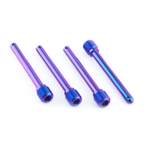 Titanium caliper pad pin - titanium,