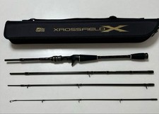 Abu Garcia Crossfield 4pc Baitcasting Pack Rod Travel Mobile Fishing Rod