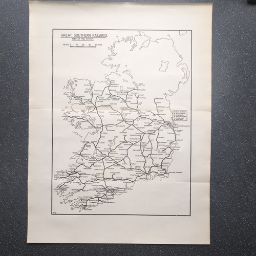 Original 1930 railway map - 1930,