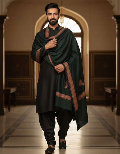 Men semi pashmina wool - semi,