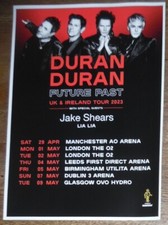 Duran Duran - live band music show 2023 promotional tour concert gig poster