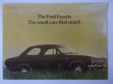 FORD ESCORT MK1 orig 1968 UK Mkt Sales Brochure - De Luxe Super GT Estate