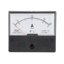AC 0-20A Analog Panel Ammeter Gauge Ampere Current Meter DH-670