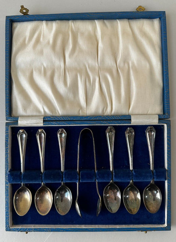 Tea spoons tongs thistle - tongs,