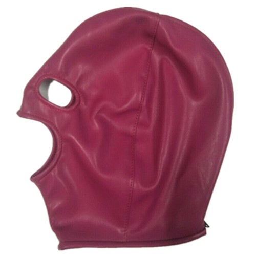 Faux leather hood cosplay - leather,