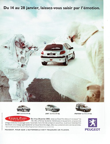 Advertising 088 2002 - , peugeot