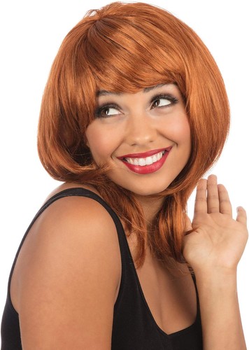 Women layered ginger wig - layered,