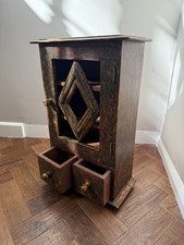 vintage small wooden cupboard