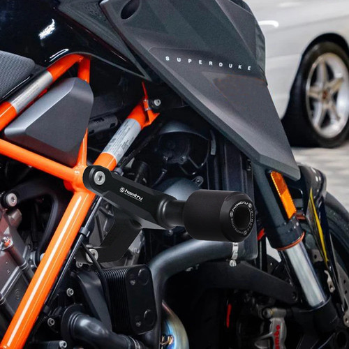 Motorcycle frame sliders crash - motorcycle,
