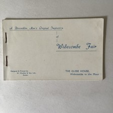 Widecombe Fair Booklet - 7 inside pages NOT POSTCARDS BA520