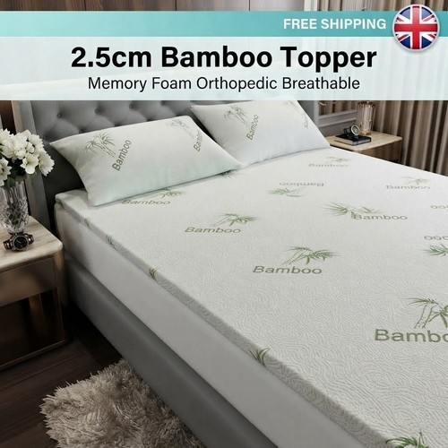 Bamboo mattress topper cm - bamboo,
