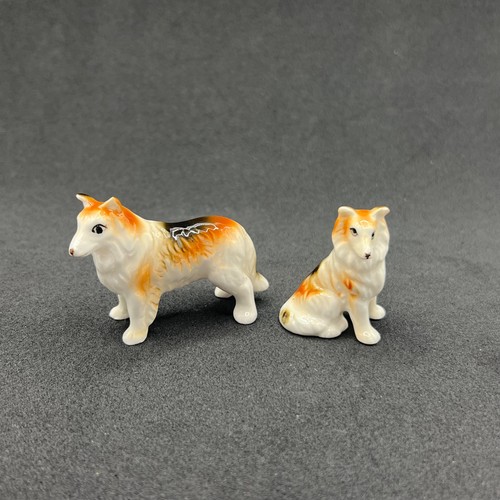 Collie dog figurines - collie,