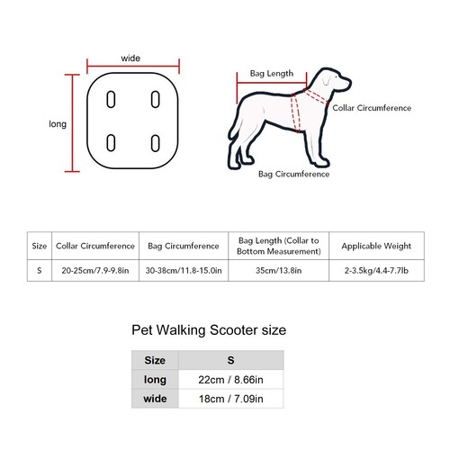 Pet - s, (2‑3.5kg/4.4‑7.7lb)