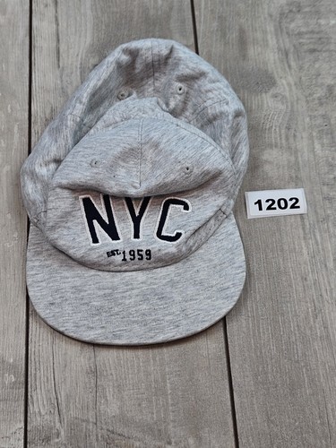 Grey nyc flat - cap, size