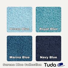 QUALITY SERENE BLUE CARPET | 4 SHADES OF BLUE | HESSIAN BACKED 12mm THICKNESS