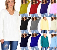 Women's Ladies V Neck Winter