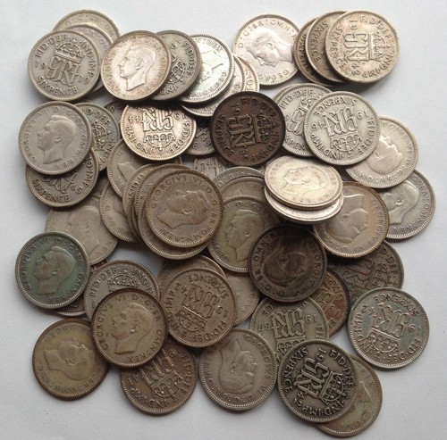 George sixpence 50 - vi, 6d