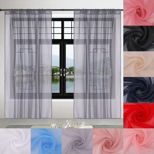Plain voile lucy net - net, curtains