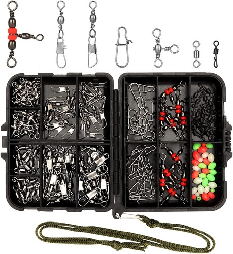 160 pcs fishing swivel snaps - fishing,