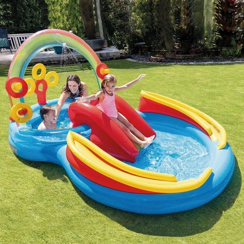 Intex rainbow ring inflatable - rainbow,