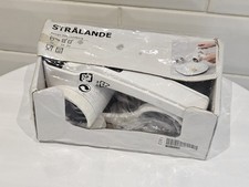 Ikea Stralande White Stainless