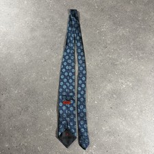 Moschino Tie Blue Silk