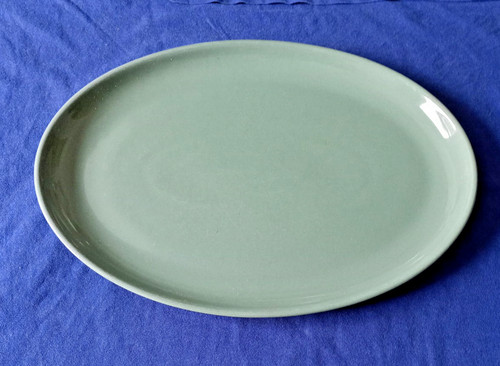 Denby manor green large oval - green-large,
