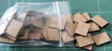 Pendraken Miniatures 20mm x 15mm MDF Bases x 45 (MJE318)