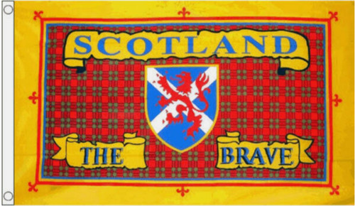 Scotland the brave flag - the,