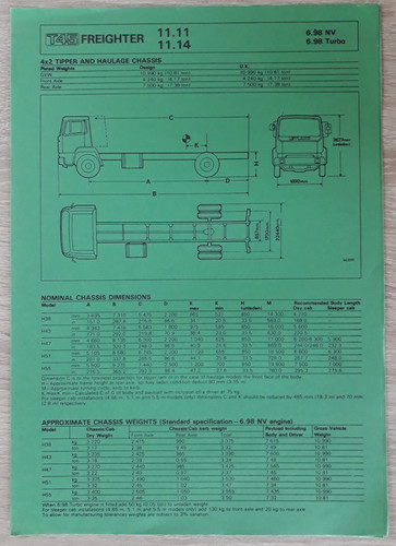Leyland t45 freighter brochure - t45,