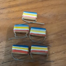 5 x 680nF 250V Mullard Tropical Fish Film Capacitor